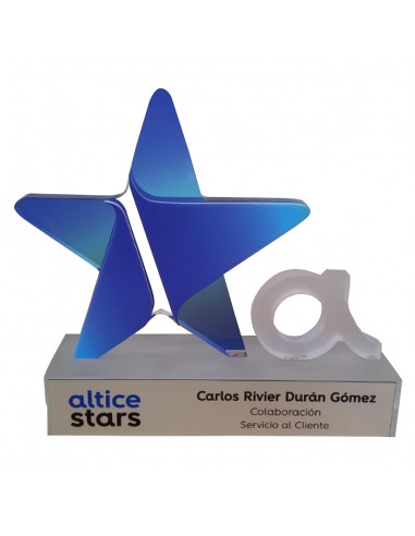 Placa estrella base personalizada